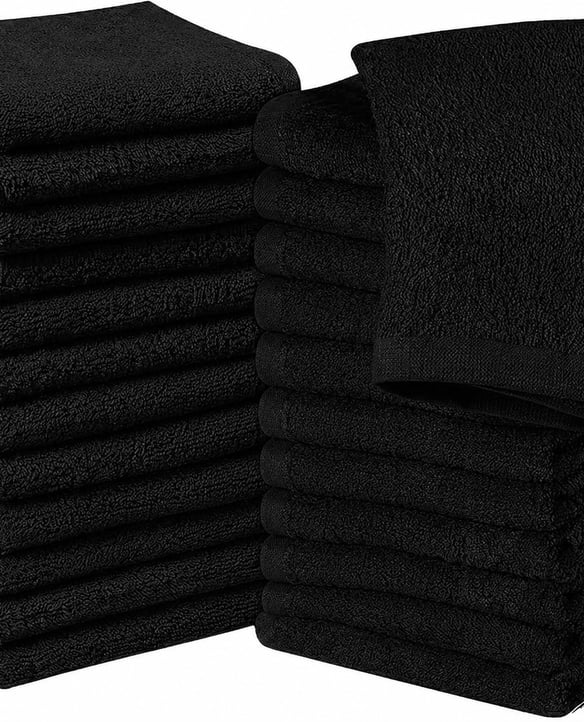 Guests always rave about the plush, spa-like feel of these washcloths. Made from ultra-soft cotton, they're highly absorbent, gentle on the skin, and designed to hold up through countless washes. This is the same 24-pack set we stock in our bathrooms at Bienvenido Big Bend.
