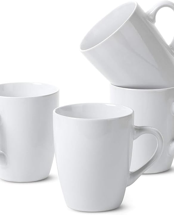 These clean, modern white mugs are a staple in the kitchens at Bienvenido Big Bend. Made from fine bone china, they feel lightweight yet durable, with a comfortable handle and the perfect size for coffee, tea, or hot chocolate. Microwave and dishwasher safe, they're both practical and elegant for everyday use.